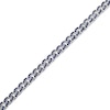 Thumbnail Image 3 of STUDIO BY KAY Blue Lab-Created Sapphire Curb Link Necklace Sterling Silver 18"