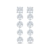 Thumbnail Image 2 of KAY Lab-Grown Diamonds Five-Stone Drop Earrings 1 ct tw 10K White Gold