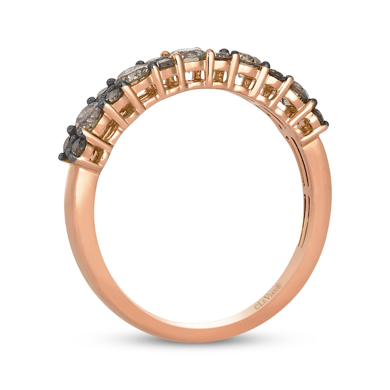 Main Image 3 of Le Vian Desert Diamonds Chocolate Ombré Ring 3/4 ct tw 14K Strawberry Gold