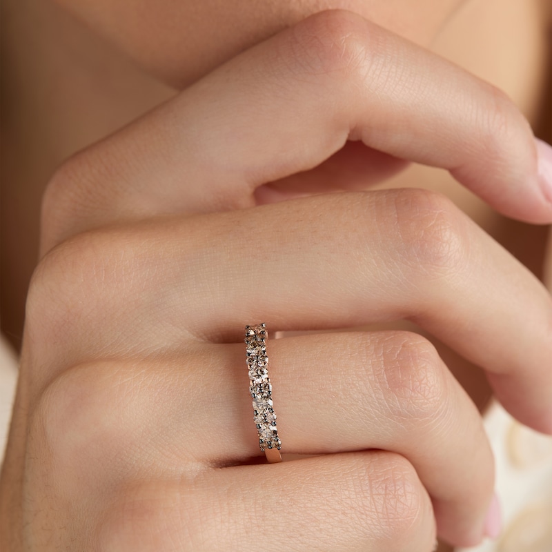 Main Image 4 of Le Vian Desert Diamonds Chocolate Ombré Ring 3/4 ct tw 14K Strawberry Gold