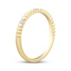 Thumbnail Image 2 of Now + Forever Diamond Three-Stone Ribbed Anniversary Ring 1/10 ct tw 10K Yellow Gold