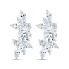 Thumbnail Image 2 of Monique Lhuillier Bliss Lab-Grown Diamond Earring Climbers 2 ct tw Platinum-Plated Sterling Silver