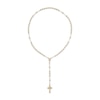 Thumbnail Image 2 of Beaded Rosary Necklace 24K Yellow Gold Vermeil Sterling Silver 24"