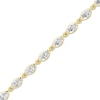 Thumbnail Image 2 of KAY Lab-Grown Diamonds Marquise-Cut Bracelet 2-1/2 ct tw 10K Yellow Gold 7"