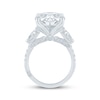 Thumbnail Image 3 of Monique Lhuillier Bliss Oval-Cut Lab-Grown Diamond Engagement Ring 11-1/3 ct tw 18K White Gold