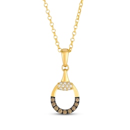 Le Vian Diamond Necklace 1/6 ct tw 14K Honey Gold 19"