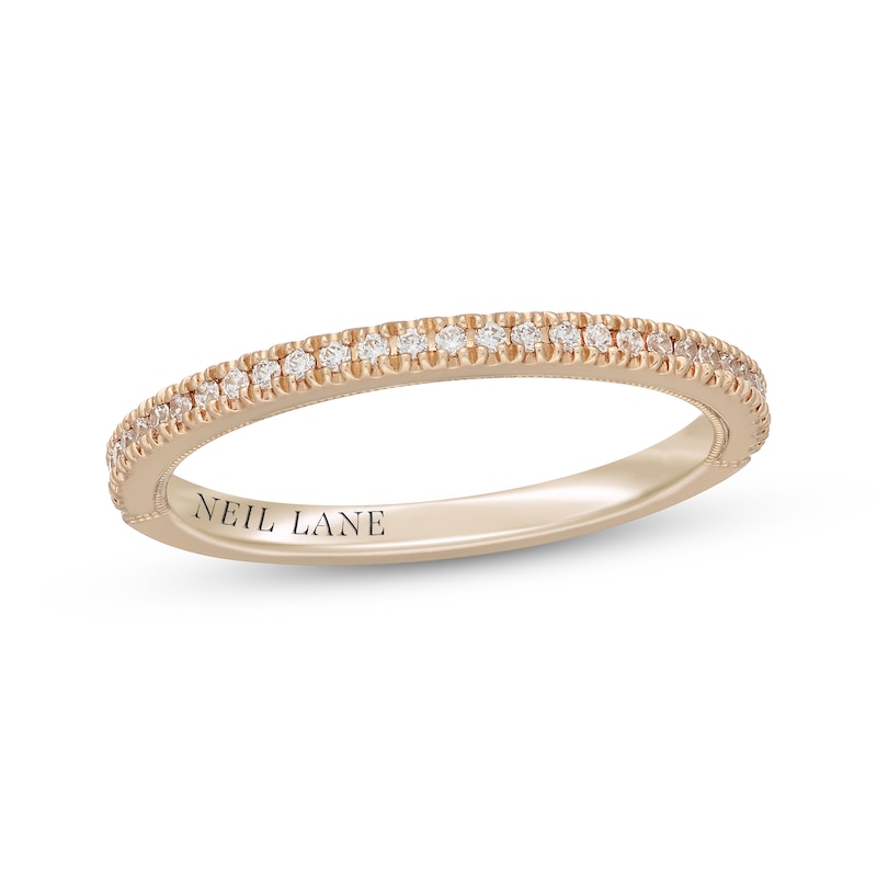 Main Image 7 of Neil Lane Diamond Wedding Band 1/8 ct tw 14K Yellow Gold