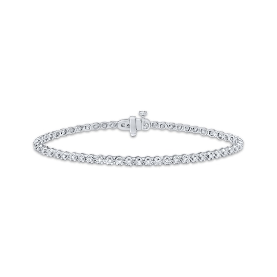 Diamond Tennis Bracelet 1 ct tw 10K White Gold 7"