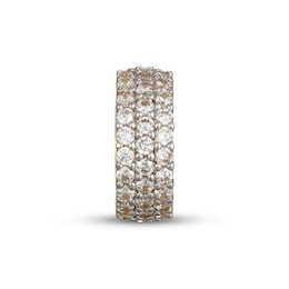 STUDIO BY KAY Lab-Grown Diamond Rondelle Charm 3/8 ct tw 24K Yellow Gold Vermeil Sterling Silver