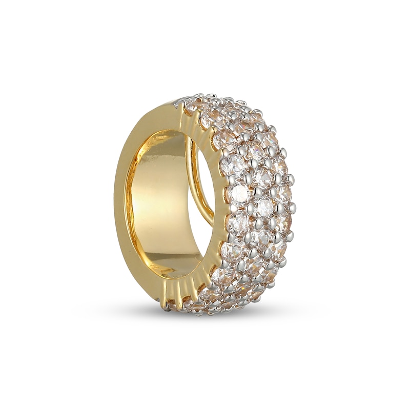 Main Image 2 of STUDIO BY KAY Lab-Grown Diamond Rondelle Charm 3/8 ct tw 24K Yellow Gold Vermeil Sterling Silver