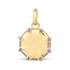 Thumbnail Image 1 of STUDIO BY KAY Amethyst Octagon Charm 24K Yellow Gold Vermeil Sterling Silver