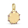 Thumbnail Image 2 of STUDIO BY KAY Amethyst Octagon Charm 24K Yellow Gold Vermeil Sterling Silver
