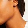 Thumbnail Image 3 of THE LEO Diamond Earrings 1/2 ct tw Round-cut 14K White Gold (I/I1)