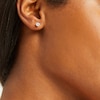 Thumbnail Image 3 of THE LEO Diamond Earrings 3/4 ct tw Round-cut 14K White Gold (I/I1)