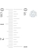 Thumbnail Image 2 of THE LEO Diamond Earrings 1 ct tw Round-cut 14K White Gold (I/I1)