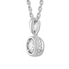 Diamond Necklace 1/4 ct tw Round-cut 10K White Gold 18"