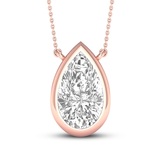 Pear Shaped Diamond Solitaire Necklace 1 2 Ct Tw 14k Rose Gold Kay - Pear Shaped Diamond Solitaire Pendant Pear Shaped Diamond Solitaire Necklace 1 2 Ct Tw 14k Rose Gold Kay - Pear Shaped Diamond Solitaire Pendant