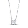Lab-Created Diamonds by KAY Solitaire Necklace 3/4 ct tw 14K White Gold 19"