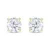 Thumbnail Image 2 of Lab-Created Diamonds by KAY Solitaire Earrings 1/2 ct tw 14K Yellow Gold (F/SI2)