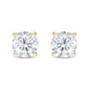 Thumbnail Image 2 of Lab-Created Diamonds by KAY Solitaire Earrings 1/2 ct tw 14K Yellow Gold (F/SI2)