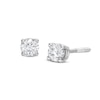 Thumbnail Image 0 of Certified Round-cut Diamond Earrings 1/4 ct tw 14K White Gold (I/I1)