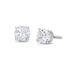 Thumbnail Image 1 of Certified Diamond Round-cut Earrings 1/2 ct tw 14K White Gold (I/I1)