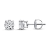 Thumbnail Image 1 of Certified Diamond Earrings 1-1/4 ct tw Round-cut 14K White Gold (I/I1)