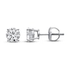 Thumbnail Image 0 of Certified Diamond Earrings 1-1/4 ct tw Round-cut 14K White Gold (I/I1)