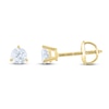 Thumbnail Image 1 of THE LEO Diamond Solitaire Earrings 1/2 ct tw Round-cut 14K Yellow Gold (I/I1)