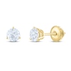Thumbnail Image 0 of THE LEO Diamond Solitaire Earrings 1 ct tw Round-cut 14K Yellow Gold (I/I1)