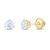 Thumbnail Image 1 of THE LEO Diamond Solitaire Earrings 1 ct tw Round-cut 14K Yellow Gold (I/I1)