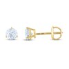 Thumbnail Image 2 of THE LEO Diamond Solitaire Earrings 1 ct tw Round-cut 14K Yellow Gold (I/I1)