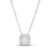 Thumbnail Image 1 of Diamond Necklace 1/3 ct tw Round-cut 14K White Gold 18&quot; (I/I2)