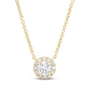 Thumbnail Image 1 of KAY Lab-Grown Diamonds Necklace 1/2 ct tw 14K Yellow Gold 19&quot; (F/VS2)