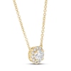 Thumbnail Image 1 of Lab-Created Diamonds by KAY Necklace 1/2 ct tw 14K Yellow Gold 19" (F/VS2)