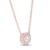 Thumbnail Image 1 of Lab-Created Diamonds by KAY Necklace 1/2 ct tw 14K Rose Gold 19" (F/VS2)