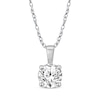 Thumbnail Image 0 of Diamond Solitaire Necklace 1/4 ct tw Round-cut 14K White Gold 18" (J/I3)
