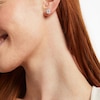 Thumbnail Image 4 of KAY Lab-Grown Diamonds Solitaire Stud Earrings 3 ct tw 14K White Gold (F/SI2)