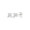 Thumbnail Image 1 of KAY Lab-Grown Diamonds Princess-Cut Solitaire Stud Earrings 1/2 ct tw 14K White Gold (F/SI2)