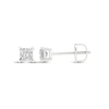 Thumbnail Image 3 of KAY Lab-Grown Diamonds Princess-Cut Solitaire Stud Earrings 1/2 ct tw 14K White Gold (F/SI2)