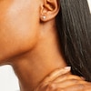 Thumbnail Image 5 of KAY Lab-Grown Diamonds Princess-Cut Solitaire Stud Earrings 1/2 ct tw 14K White Gold (F/SI2)