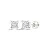 Thumbnail Image 1 of KAY Lab-Grown Diamonds Princess-Cut Solitaire Stud Earrings 1-1/2 ct tw 14K White Gold (F/SI2)