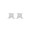 Thumbnail Image 2 of KAY Lab-Grown Diamonds Princess-Cut Solitaire Stud Earrings 1-1/2 ct tw 14K White Gold (F/SI2)