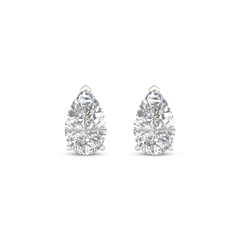 Diamond Mini Pear Stud Earring — EF Collection®