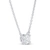 Thumbnail Image 2 of KAY Lab-Grown Diamonds Necklace 1/2 ct tw 14K White Gold 18&quot; (F/SI2)
