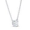 Thumbnail Image 1 of Lab-Created Diamonds by KAY Necklace 1/2 ct tw 14K White Gold 18" (F/SI2)