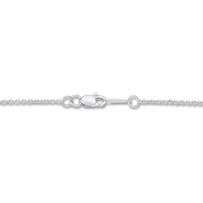 Main Image 3 of KAY Lab-Grown Diamonds Necklace 1/2 ct tw 14K White Gold 18&quot; (F/SI2)