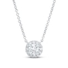 Thumbnail Image 1 of KAY Lab-Grown Diamonds Necklace 1/2 ct tw 14K White Gold 19&quot; (F/SI2)