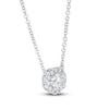 Thumbnail Image 2 of KAY Lab-Grown Diamonds Necklace 1/2 ct tw 14K White Gold 19&quot; (F/SI2)