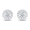 Thumbnail Image 3 of KAY Lab-Grown Diamonds Stud Earrings 1 ct tw 14K White Gold (F/SI2)